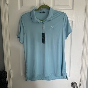 NWT Levelwear Light Blue Short Sleeve Daylight Polo Shirt - size XL